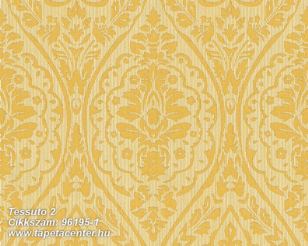Barokk-klasszikus,valódi textil,bézs-drapp,sárga,gyengén mosható,vlies tapéta 